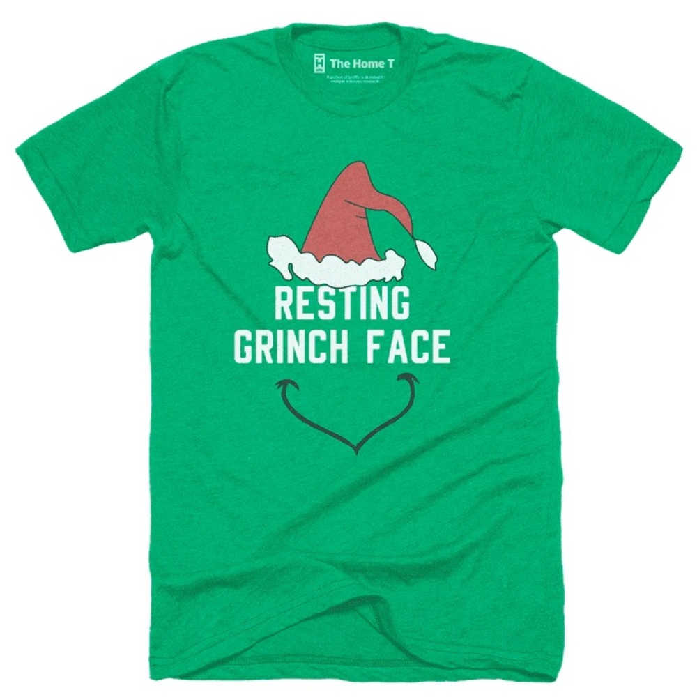 NWOT Resting Grinch Face T-Shirt